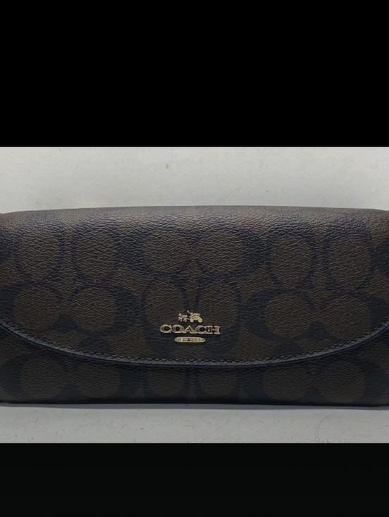 Coach Handbags - Coach-Signature Pop Slim Envelope Wallet (Brown/Black 🖤🤎)